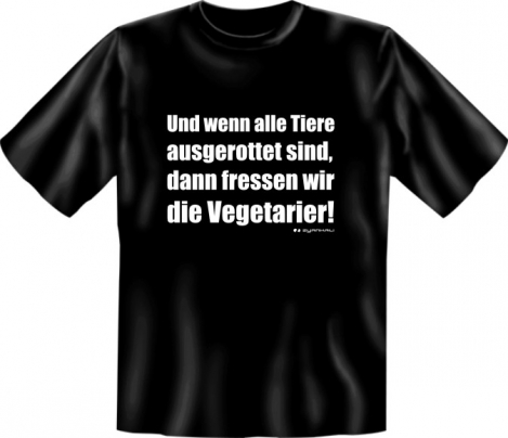 Rahmenlos T-Shirt Vegetarier