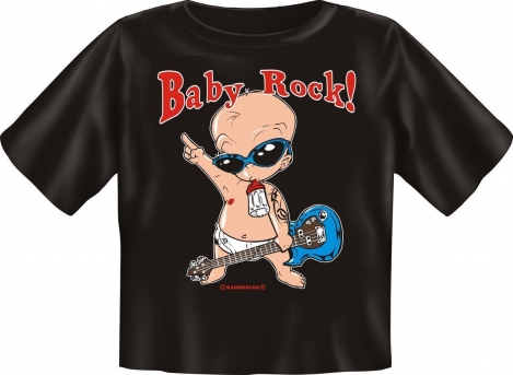 Rahmenlos Babyshirt Baby Rock!