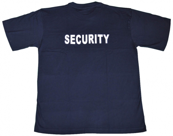 T-Shirt Security Rückseite