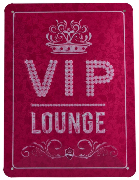 Nostalgic Art Blechschild VIP Lounge